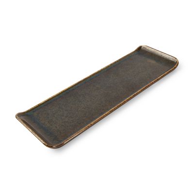 Servierschale 30x9,5cm grün Cirro