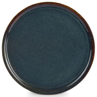 Teller flach 34cm grün Cirro
