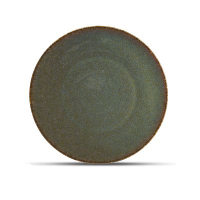 Teller flach 25cm grün Cirro