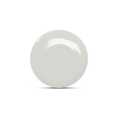 Teller flach 25cm weiß Cirro