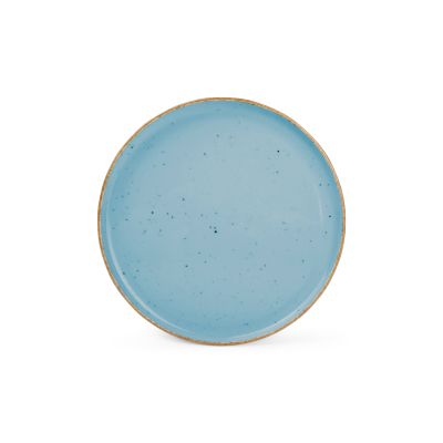 Plat bord 20cm blauw Collect