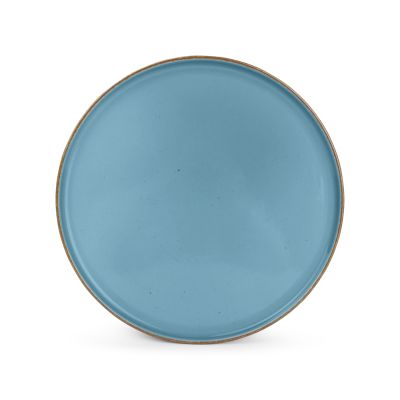 Plat bord 28cm blauw Collect