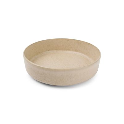 Deep plate 19xH5cm beige Pila