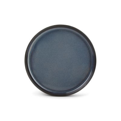 Assiette plate 20cm bleu foncé Pila