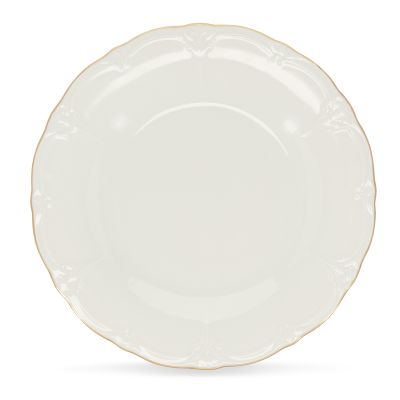 Plat bord 27,5cm met gouden rand Retro