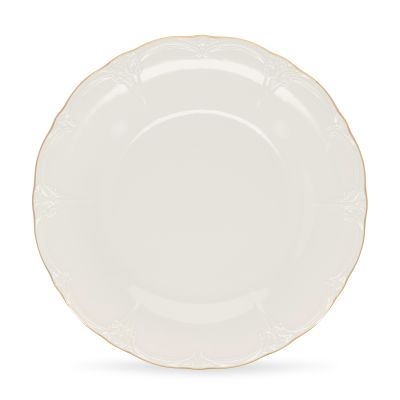 Assiette plate 32cm avec bord doré Retro