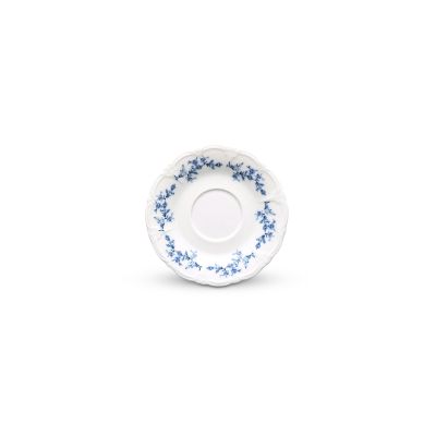 Soucoupe 16,5cm blue flower Retro