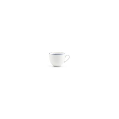 Tasse à moka 10cl blue rim Basic White