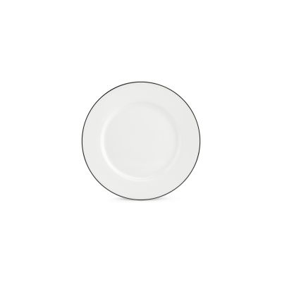 Plate 27cm black rim Bistro