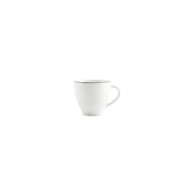 Tasse 20cl green rim Basic White