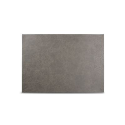 Set de table 43x30cm aspect cuir gris Layer