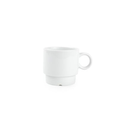 Tasse 17cl weiß Augusto