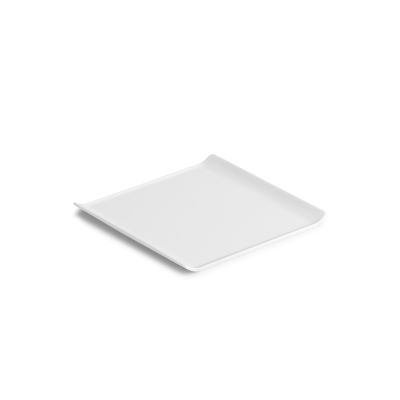 Teller flach 20x20cm white Verso