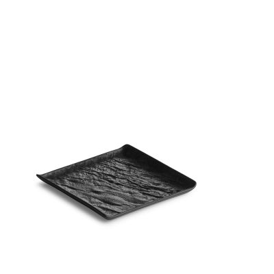 Serving dish 15x15cm black Livelli