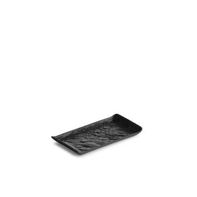 Serving dish 15x8cm black Livelli