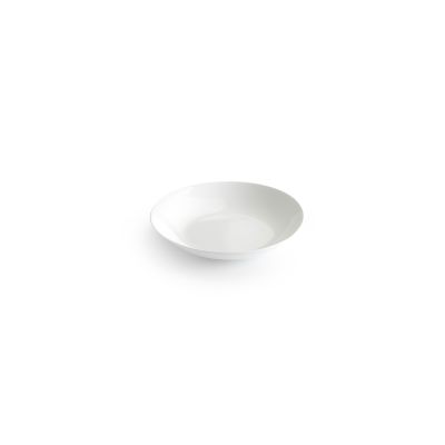 Deep plate 21xH3,5cm white Perla