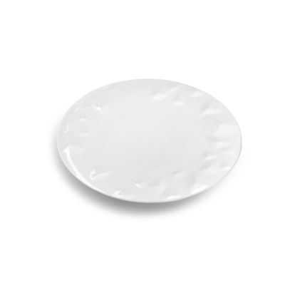 Plate 21cm white Facet