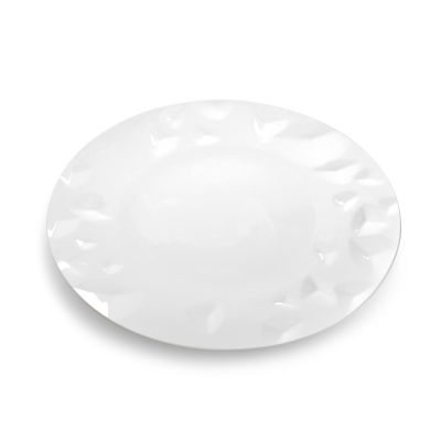 Plate 28cm white Facet