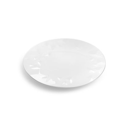 Deep plate 28xH5cm white Facet