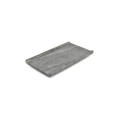 Serveerschaal 25x14xH2cm marmer zwart Pura