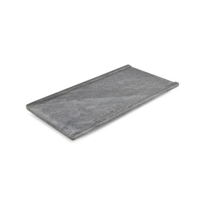 Serving dish 35x18xH2cm marble black Pura