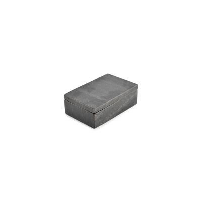 Serving box 15x10xH5cm marble black Pura