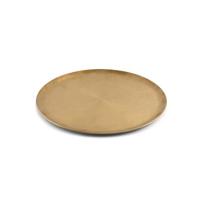 Serving tray 40xH1,5cm antique gold Serve