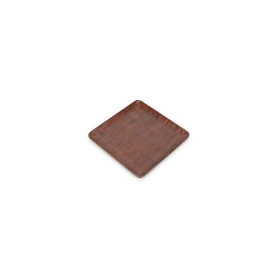 Serving board 18x18cm chestnut Omni