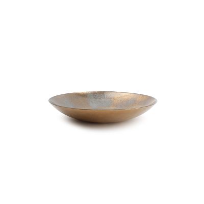 Plat décoratif 33xH6cm bronze Cosmo