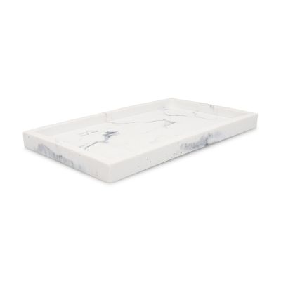 Porte-savon 27x15,5xH2cm marble white Suds