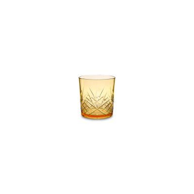 Glass 36cl acrylic amber Costa - set/4