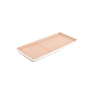 Serving dish 14x32cm pink Flow