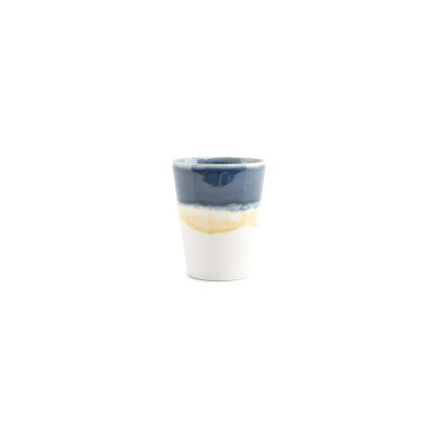 Beker 37cl blauw Flow