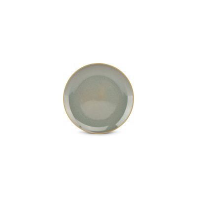 Assiette plate 21cm vert/bleu Solo