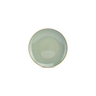 Assiette plate 27,5cm vert/bleu Solo