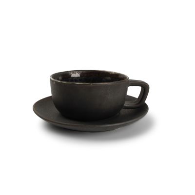 Cup 35cl and saucer rusty Anvil - set/2