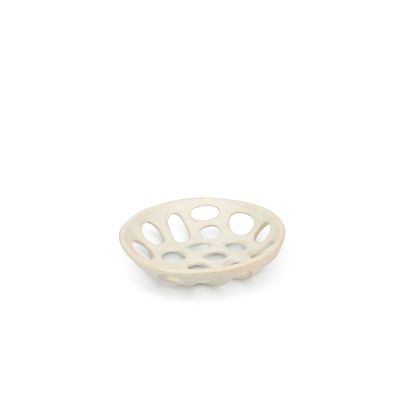 Decorative dish 20,5xH4cm beige Nomad