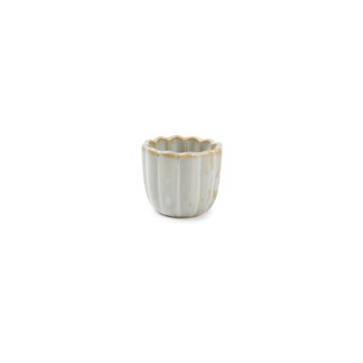 Egg cup 4,5xH4cm nuance white Lotus