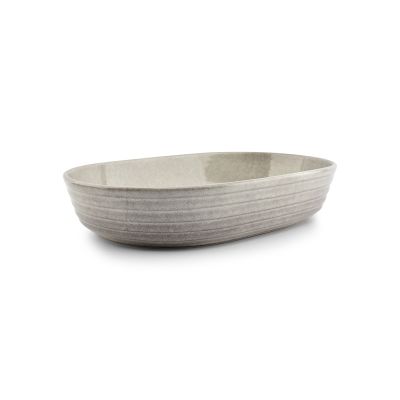 Baking dish 36,5x26,5xH7cm grey Bake