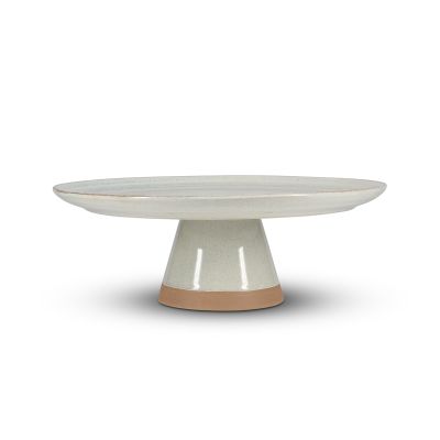 Cake stand 33,5xH12cm beige Cameo
