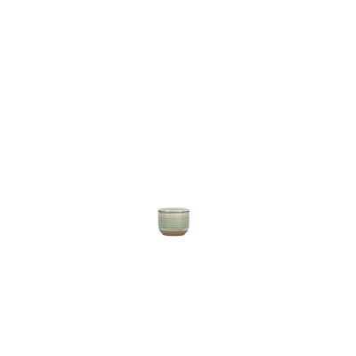 Sucrier 7xH6cm avec couvercle vert Cameo