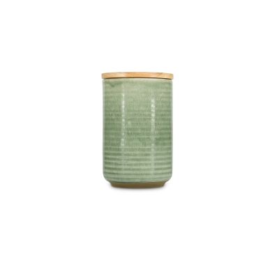 Bocal 12,5xH20cm vert Cameo