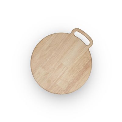 Serving board 30/34xH1,5cm with handle wood Essenza