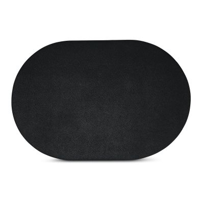 Placemat 45x30cm ovaal zwart Tabletop