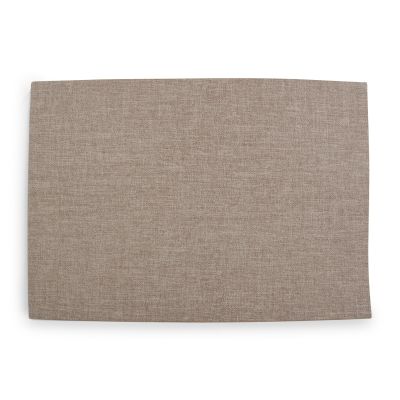 Placemat 43x30cm beige fabric look Dinner