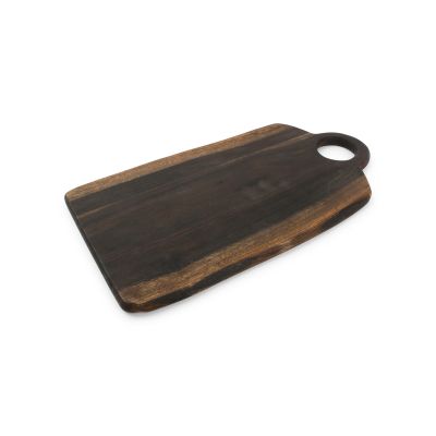 Serving board 40x21,5xH1,5cm wood black Chop