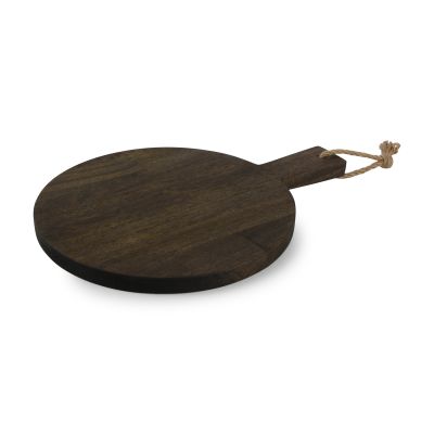 Serving board 38x28cm round wood Ancient