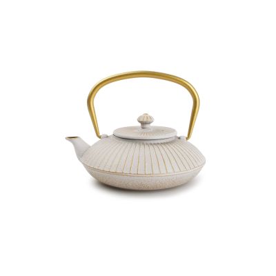 Teapot 50cl beige/gold Ocha