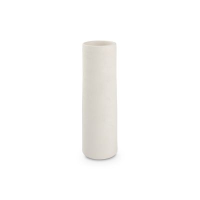 Vase 10xH30cm white Cone