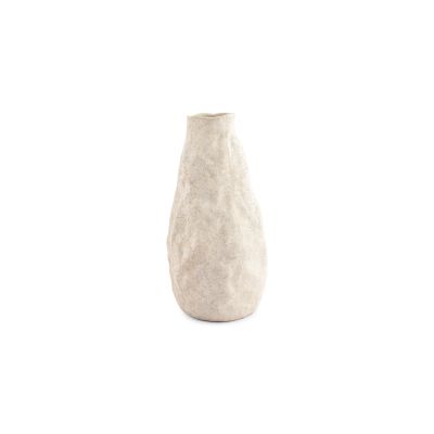 Vase 17xH33,5cm beige Cave